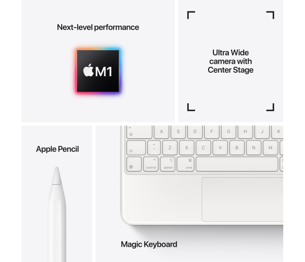 Apple iPad Pro 11" M1 128 GB Wi-Fi Silver - 648722 - zdjęcie 7